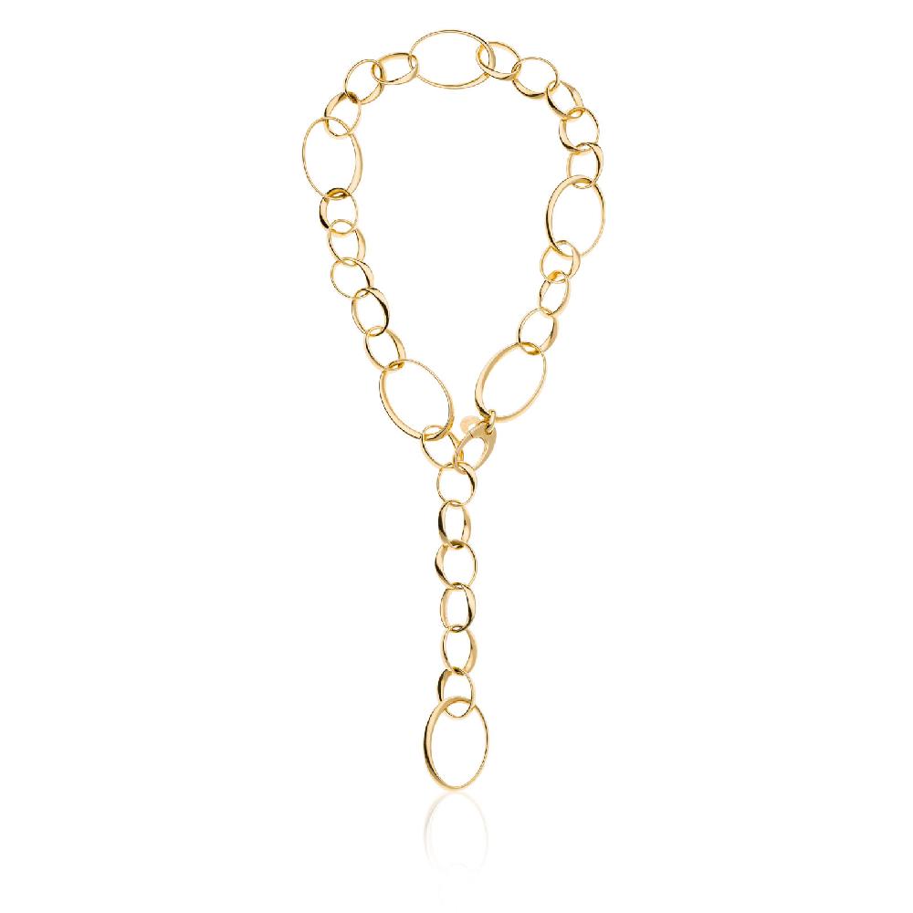 Unoaerre Collana donna catena in argento dorato | UNOAERRE Gioielli Presa