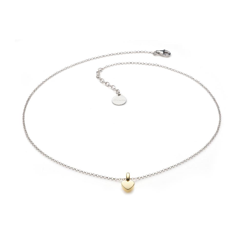 Unoaerre Collana in argento con cuore | UNOAERRE Gioielli In Linea