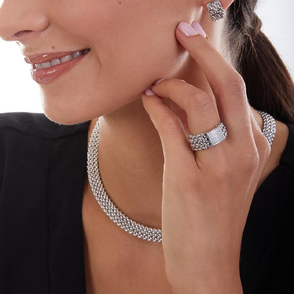 Unoaerre Anello in argento bianco 509531 | UNOAERRE Gioielli Shopping Online
