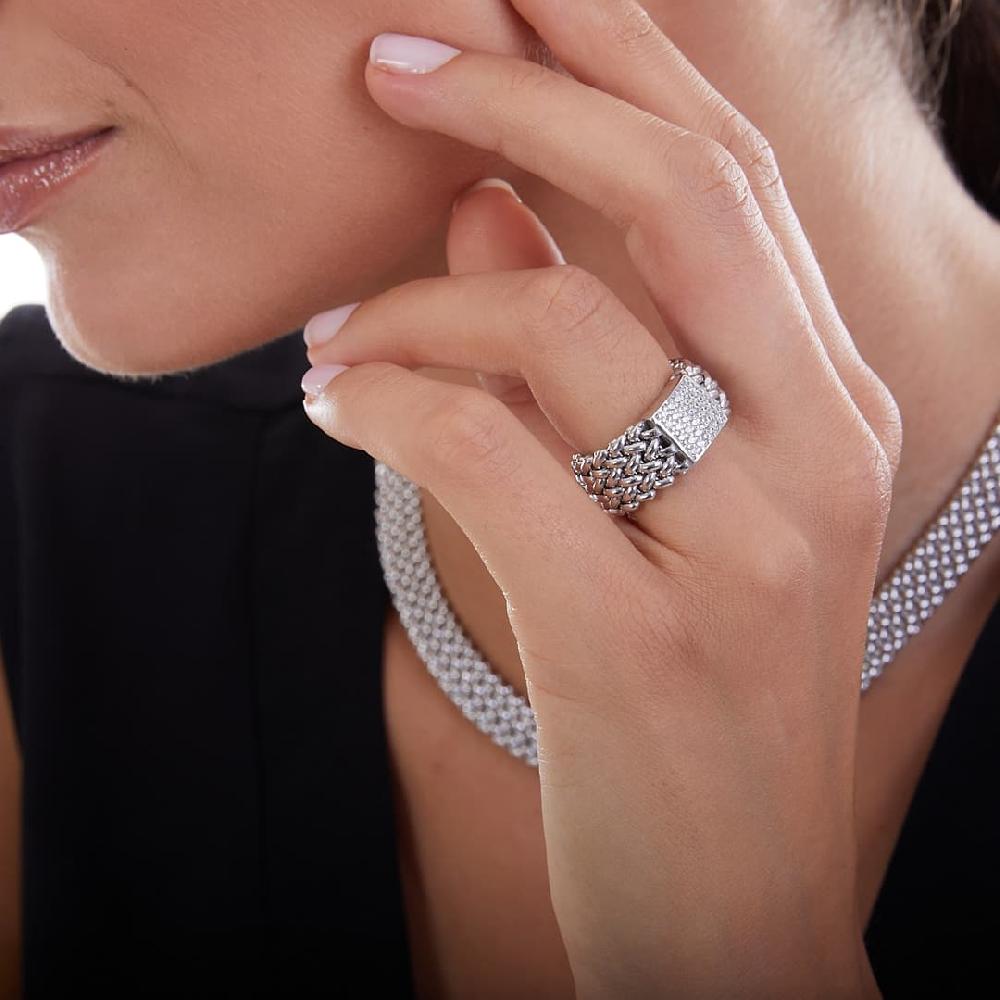 Unoaerre Anello in argento bianco 509531 | UNOAERRE Gioielli Shopping Online