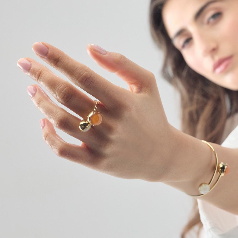Unoaerre Anello in argento con pietre preziose | UNOAERRE Gioielli Vendita Economica