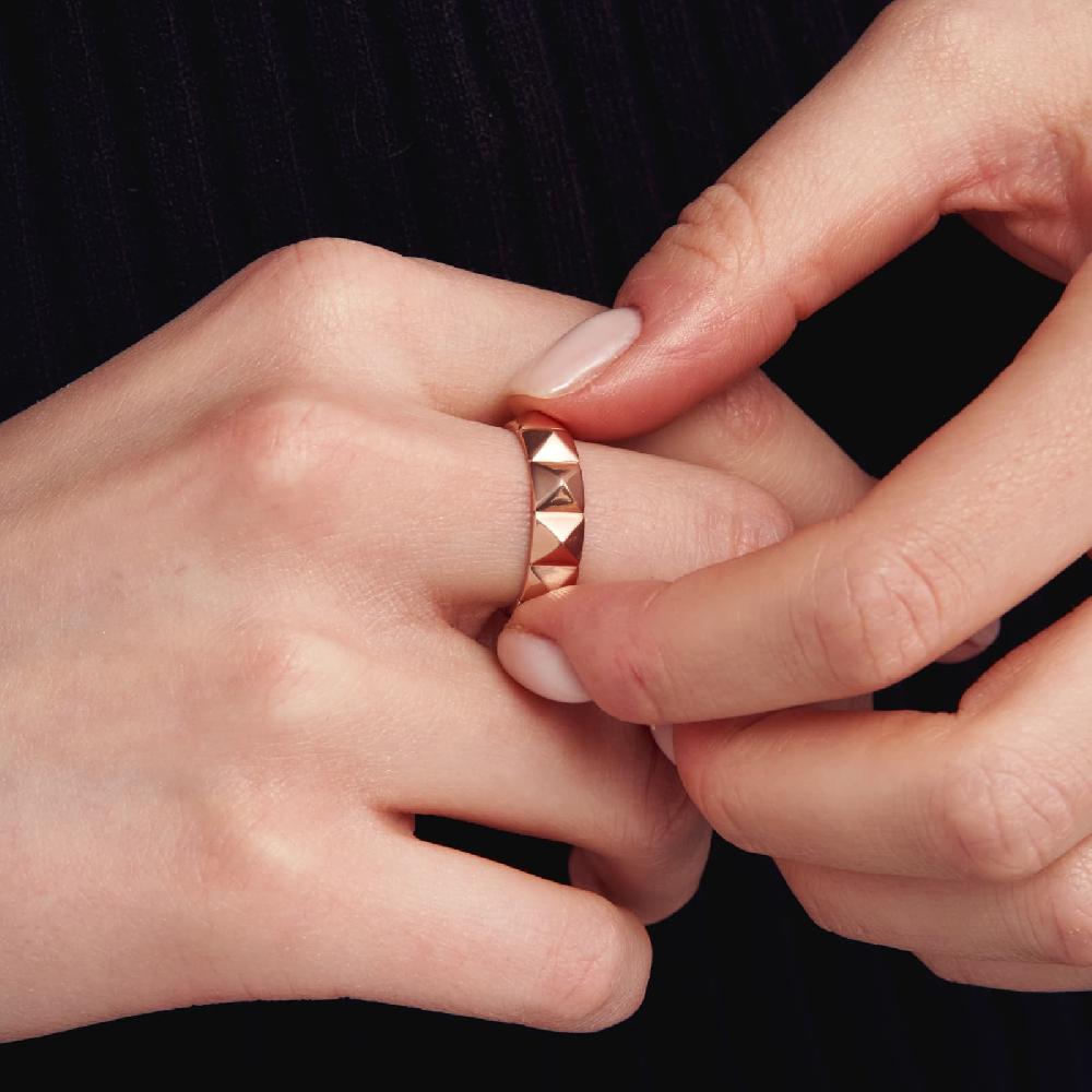 Unoaerre Anello in bronzo dorato rosa 520661 | UNOAERRE Gioielli Nuovo