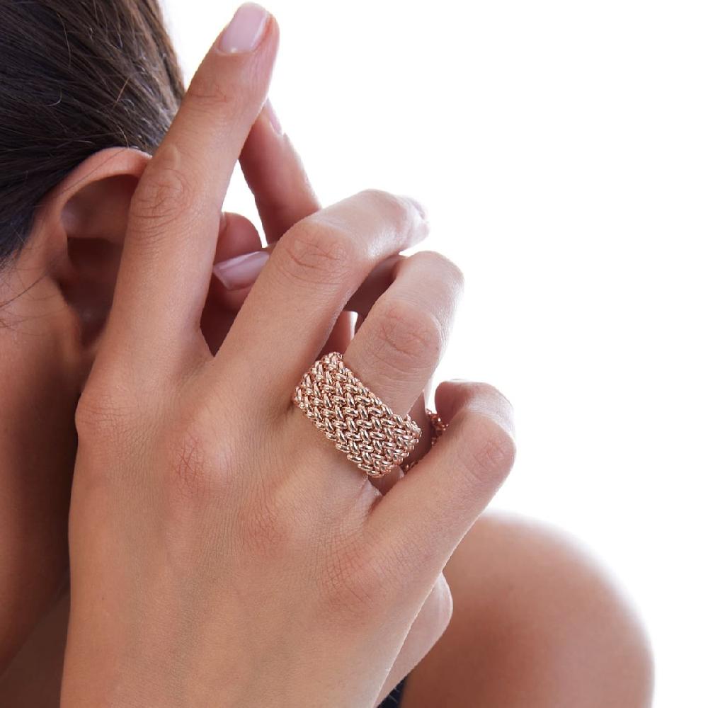 Unoaerre Anello in argento rosa | UNOAERRE Gioielli 2025