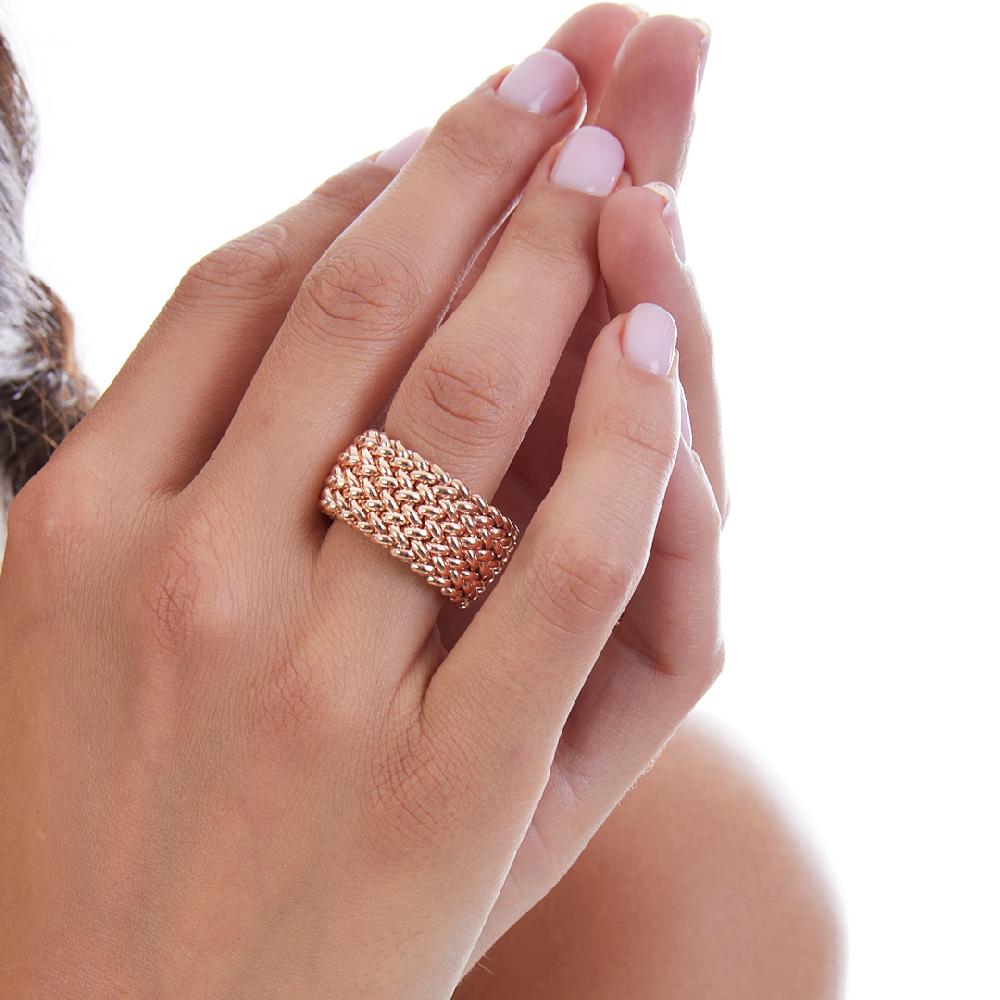 Unoaerre Anello in argento rosa | UNOAERRE Gioielli 2025