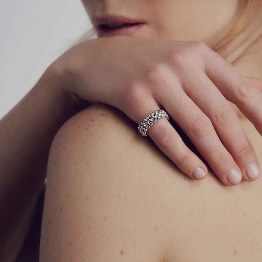 Unoaerre Anello a fascia in argento Chicco | UNOAERRE Gioielli Vendita Calda