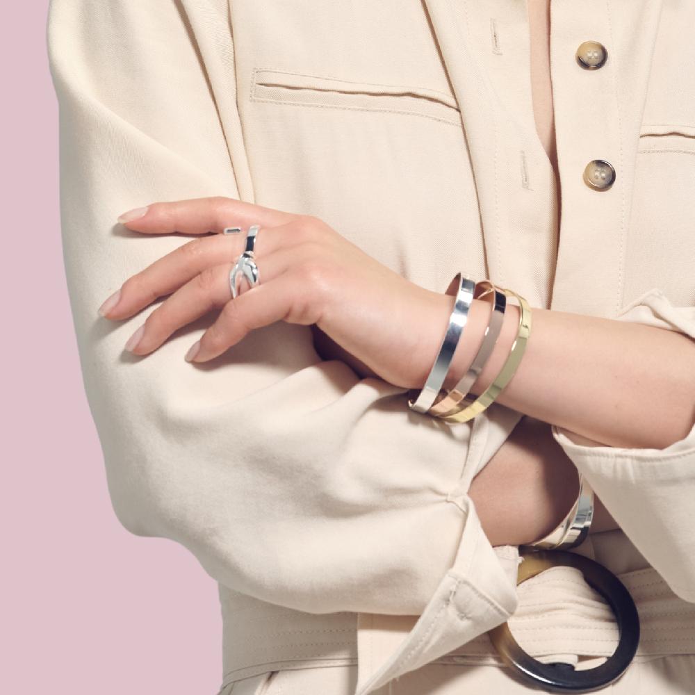 Unoaerre Bracciale bangle dorato | UNOAERRE Gioielli Negozio