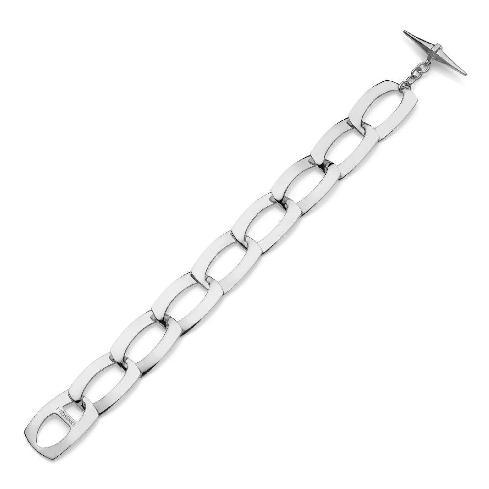 Unoaerre Bracciale catena argentata piatta | UNOAERRE Gioielli Nuovo