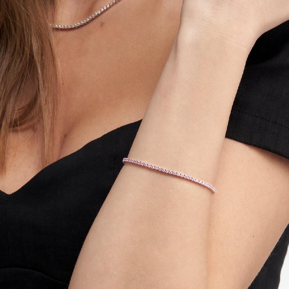Unoaerre Bracciale tennis donna con zirconi rosa | UNOAERRE Gioielli Fino Al -60%