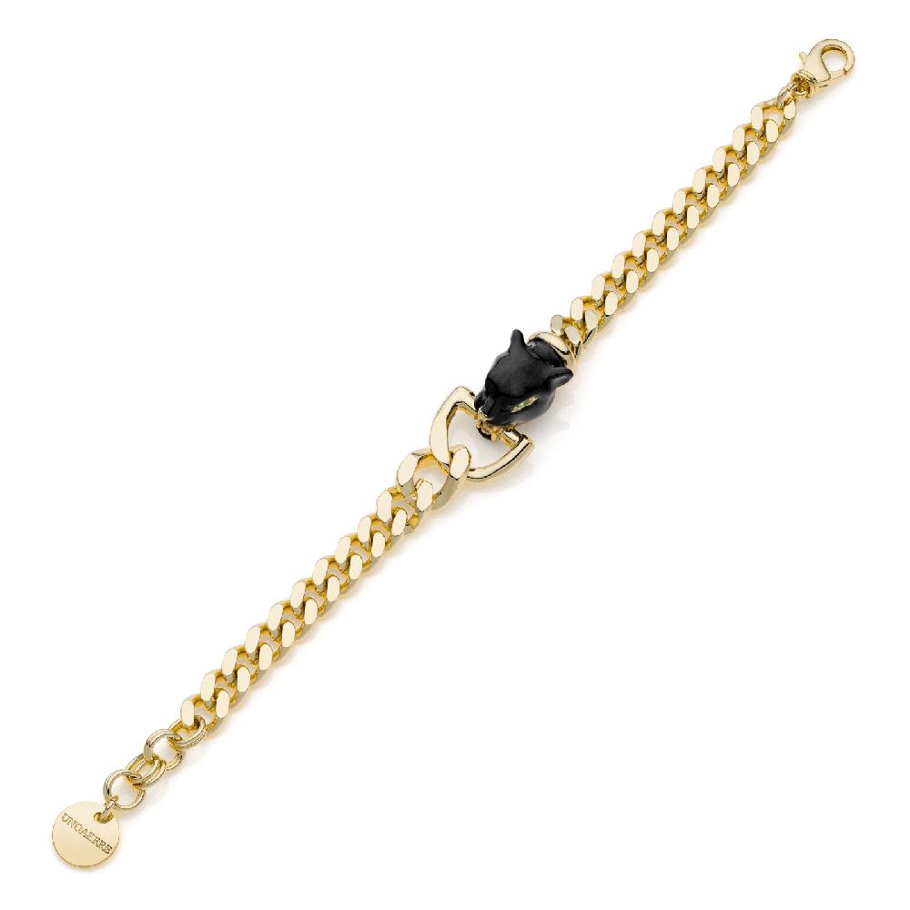 Unoaerre Bracciale catena testa di pantera | UNOAERRE Gioielli In Vendita
