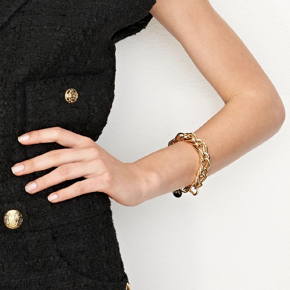 Unoaerre bracciale in bronzo dorato 504575 | UNOAERRE Gioielli Outlet