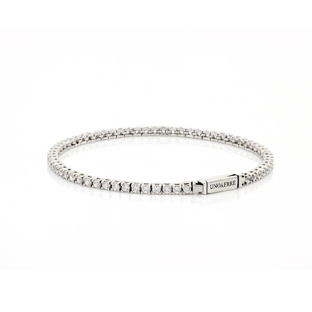 Unoaerre Bracciale Tennis in Argento con zirconi | UNOAERRE Gioielli Vendita Economica