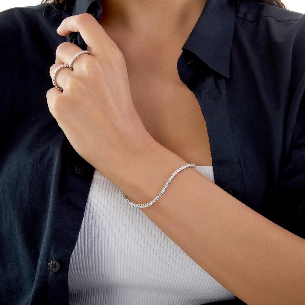 Unoaerre Bracciale Tennis in Argento con zirconi | UNOAERRE Gioielli Vendita Economica
