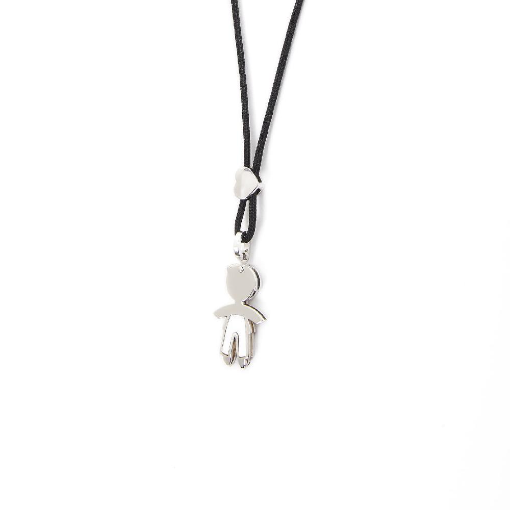 Unoaerre Collana con pendente in oro bianco e madreperla bimbo | UNOAERRE Gioielli Offerte giornaliere