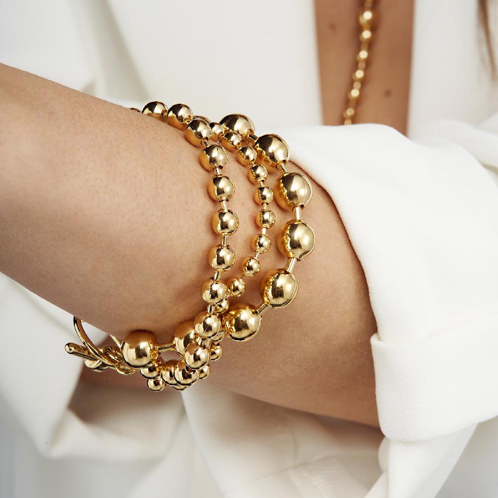 Unoaerre Bracciale in bronzo dorato Sphere | UNOAERRE Gioielli Enormi sconti