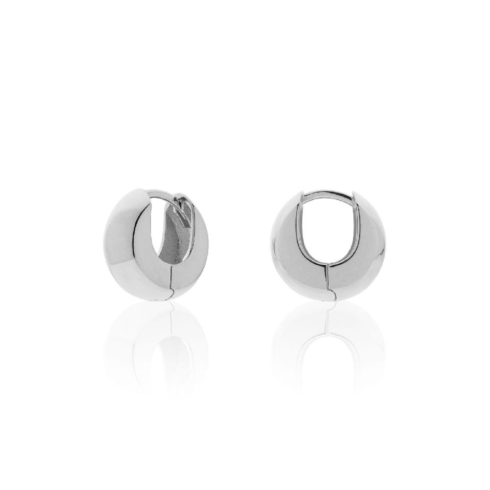 Unoaerre Orecchini a cerchietto in argento donna | UNOAERRE Gioielli