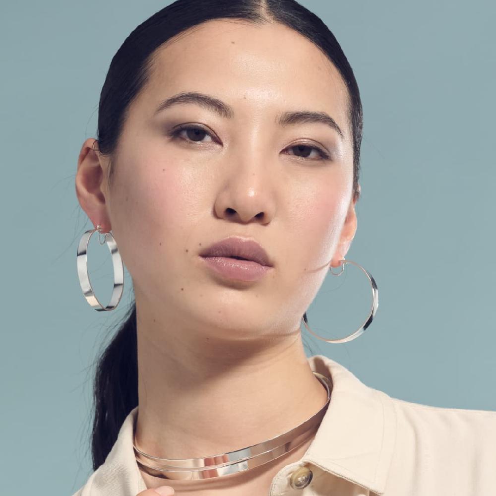 Unoaerre Orecchini a cerchio argentati | UNOAERRE Gioielli Latest fashion
