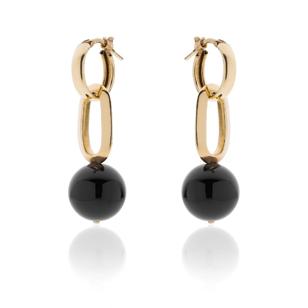 Unoaerre Orecchini con perla nera | UNOAERRE Gioielli