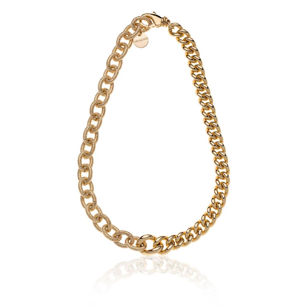 Unoaerre Collana in bronzo dorato grumetta | UNOAERRE Gioielli Sottocosto