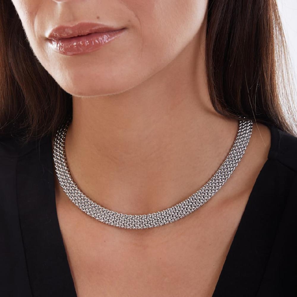Unoaerre Collana in argento bianco 509527 | UNOAERRE Gioielli Economico