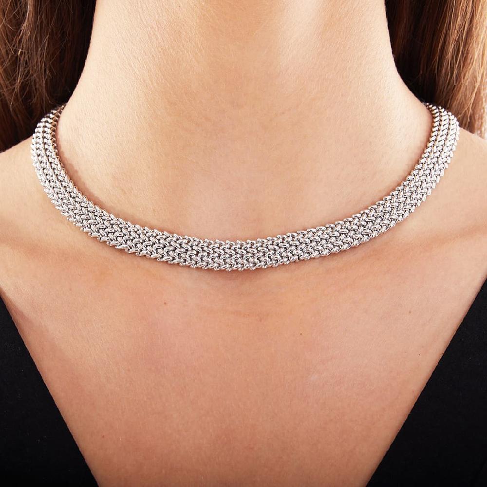 Unoaerre Collana in argento bianco 509527 | UNOAERRE Gioielli Economico