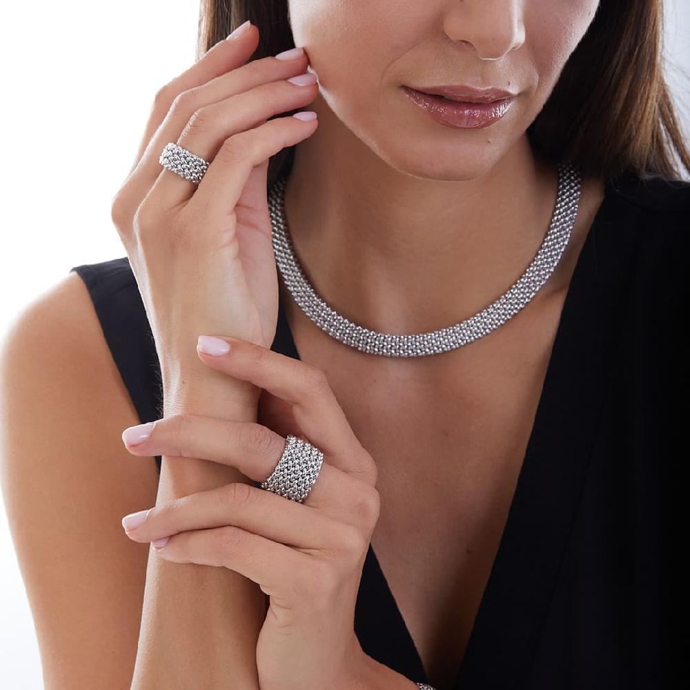 Unoaerre Collana in argento bianco 509527 | UNOAERRE Gioielli Economico