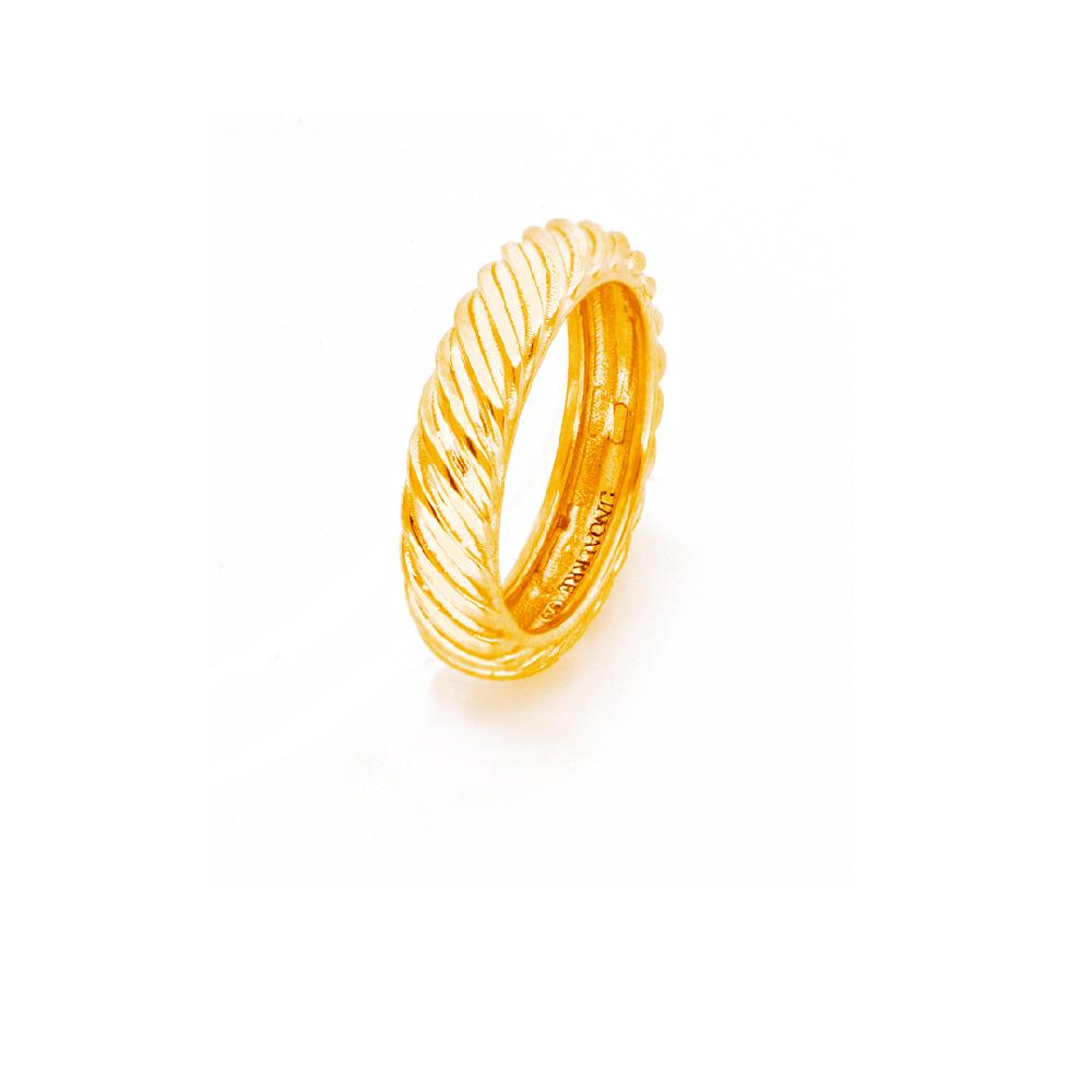 Unoaerre Fedina in argento dorato | UNOAERRE Gioielli