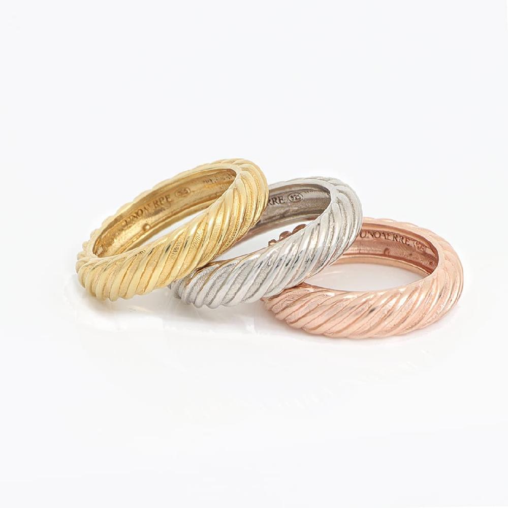 Unoaerre Fedina in argento placcato oro rosa | UNOAERRE Gioielli Nuovi prodotti