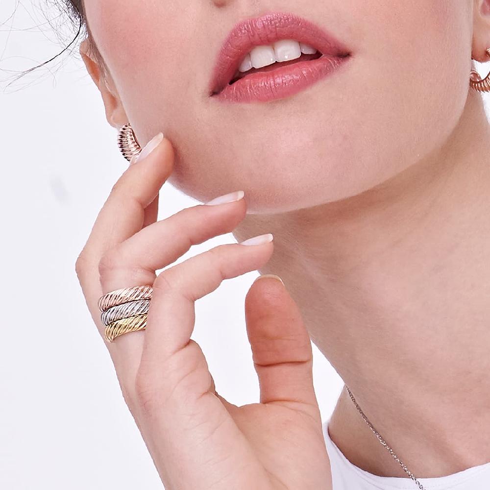 Unoaerre Fedina in argento placcato oro rosa | UNOAERRE Gioielli Nuovi prodotti