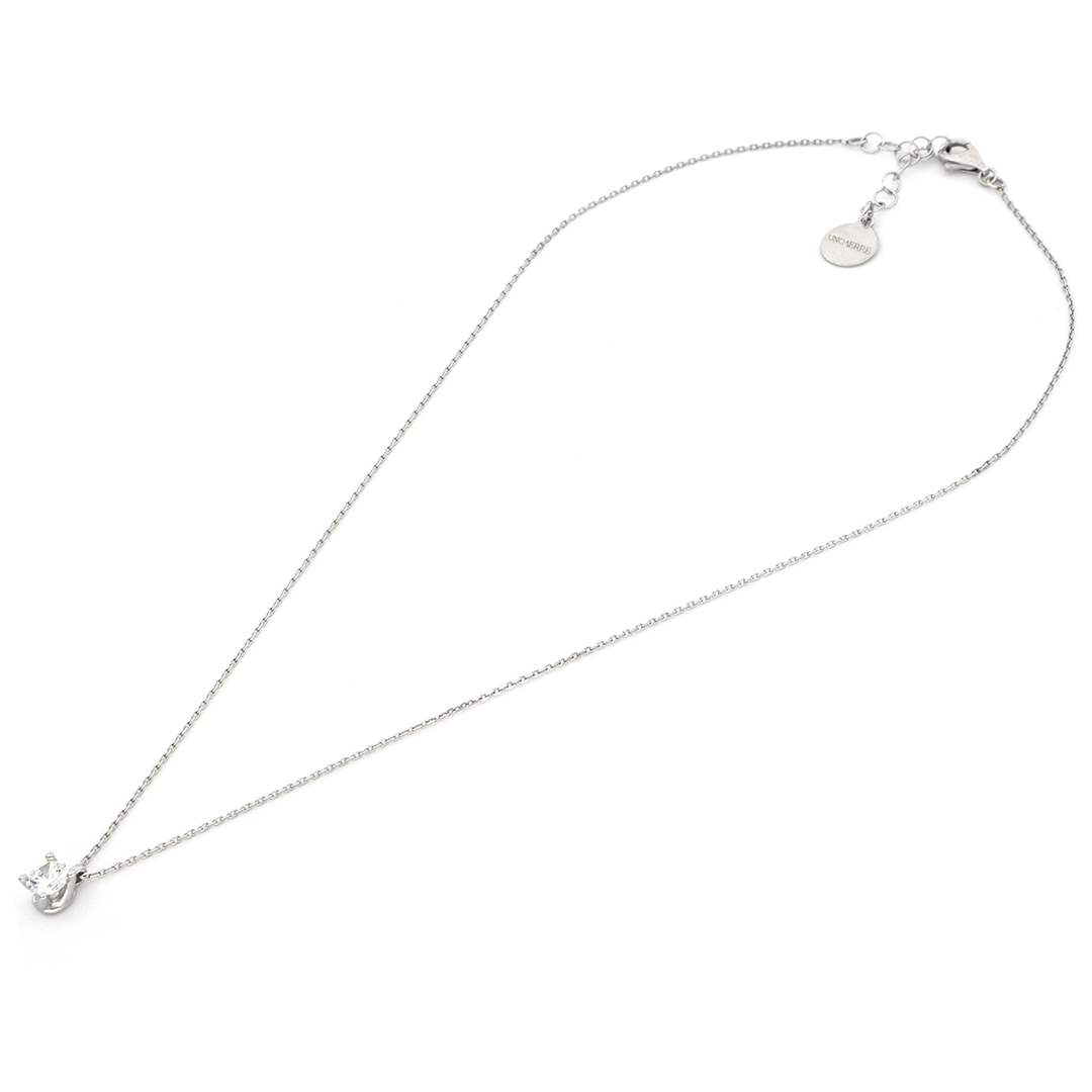Unoaerre Collana in argento con brillante | UNOAERRE Gioielli Shopping Online