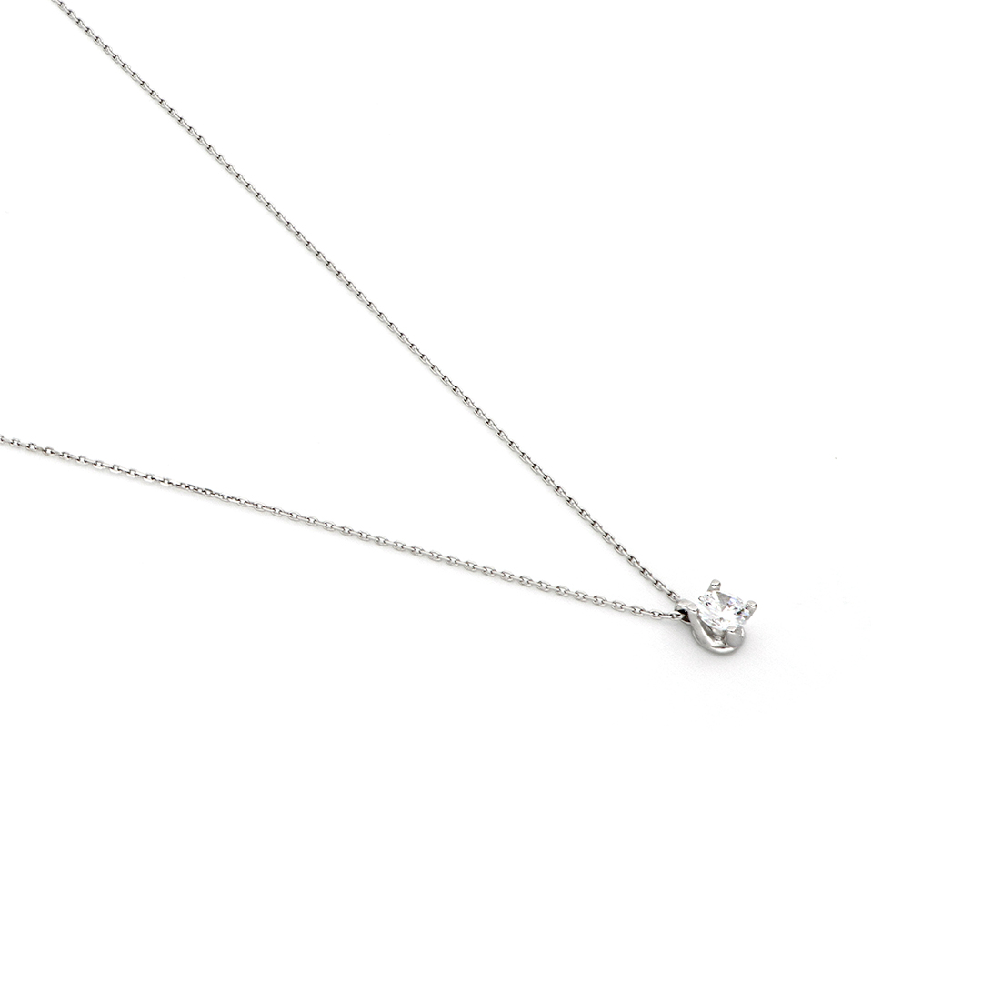 Unoaerre Collana in argento con brillante | UNOAERRE Gioielli Shopping Online