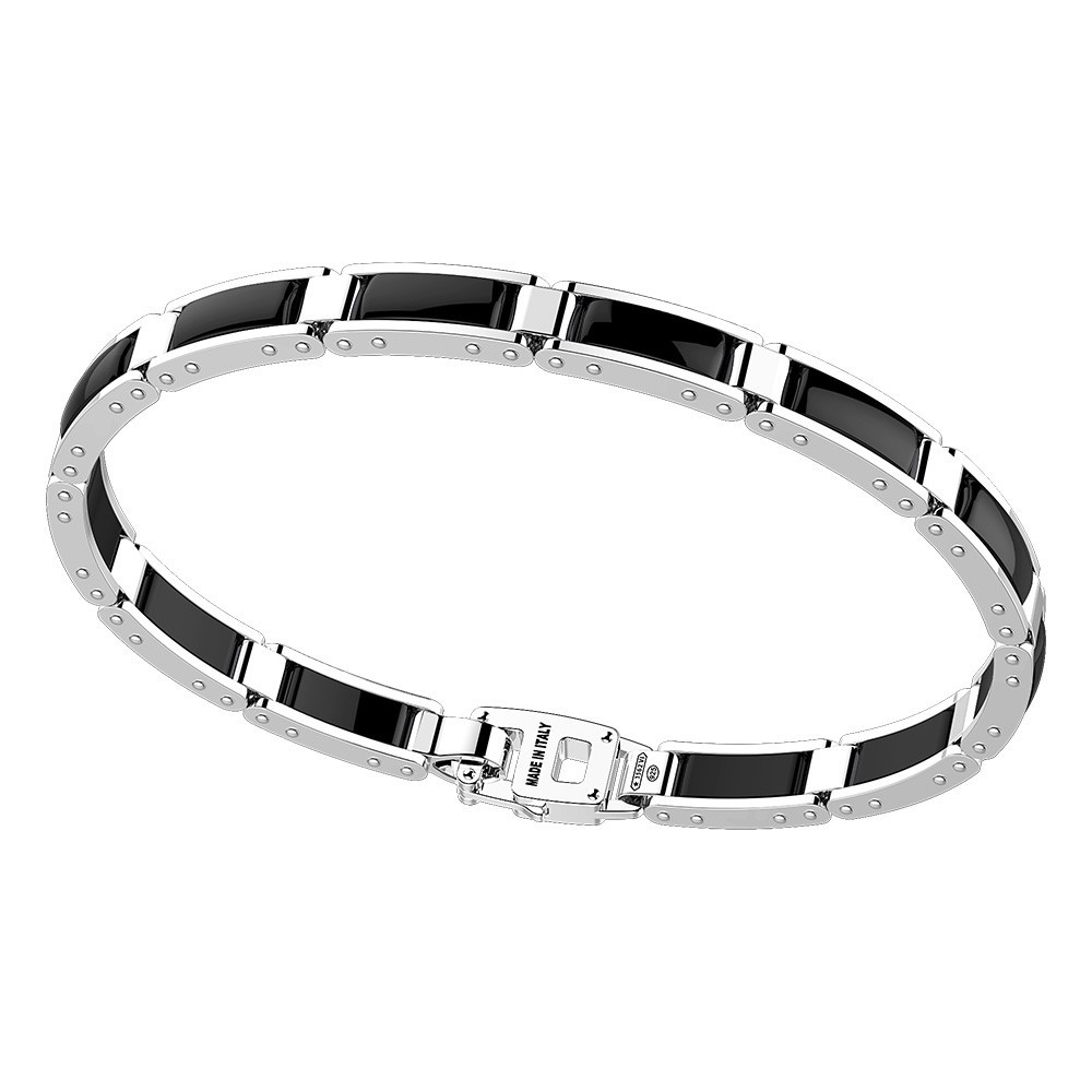 Zancan Bracciale Zancan in argento e ceramica 2025