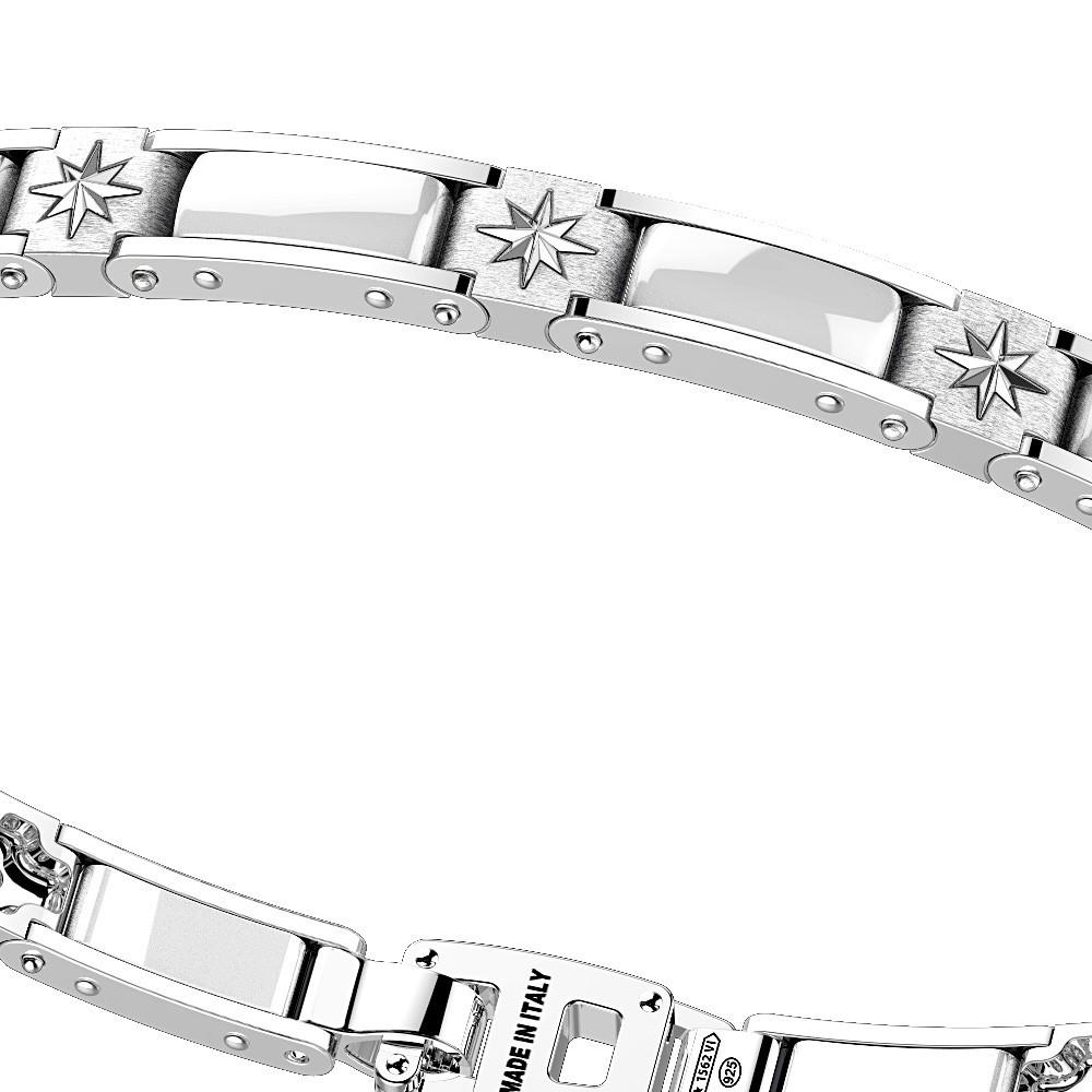 Zancan Bracciale Zancan in argento e ceramica con rose dei venti Qualità