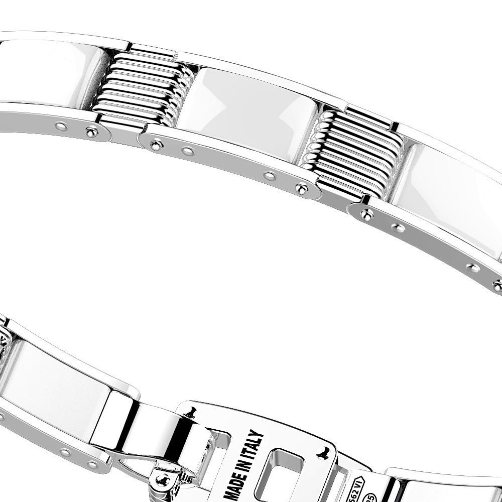 Zancan Bracciale Zancan in argento e ceramica Pezzi Unici
