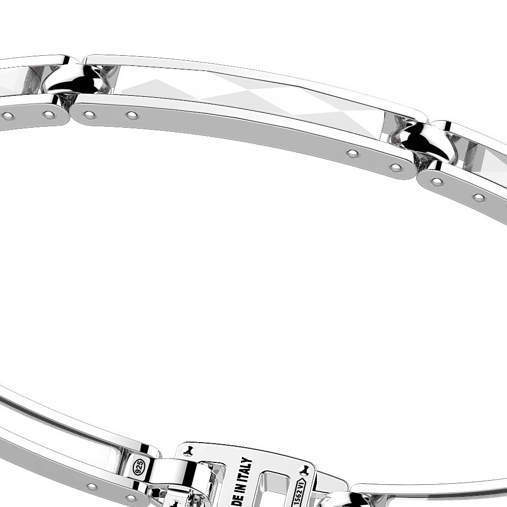 Zancan Bracciale Zancan in argento e ceramica Qualità Garantita