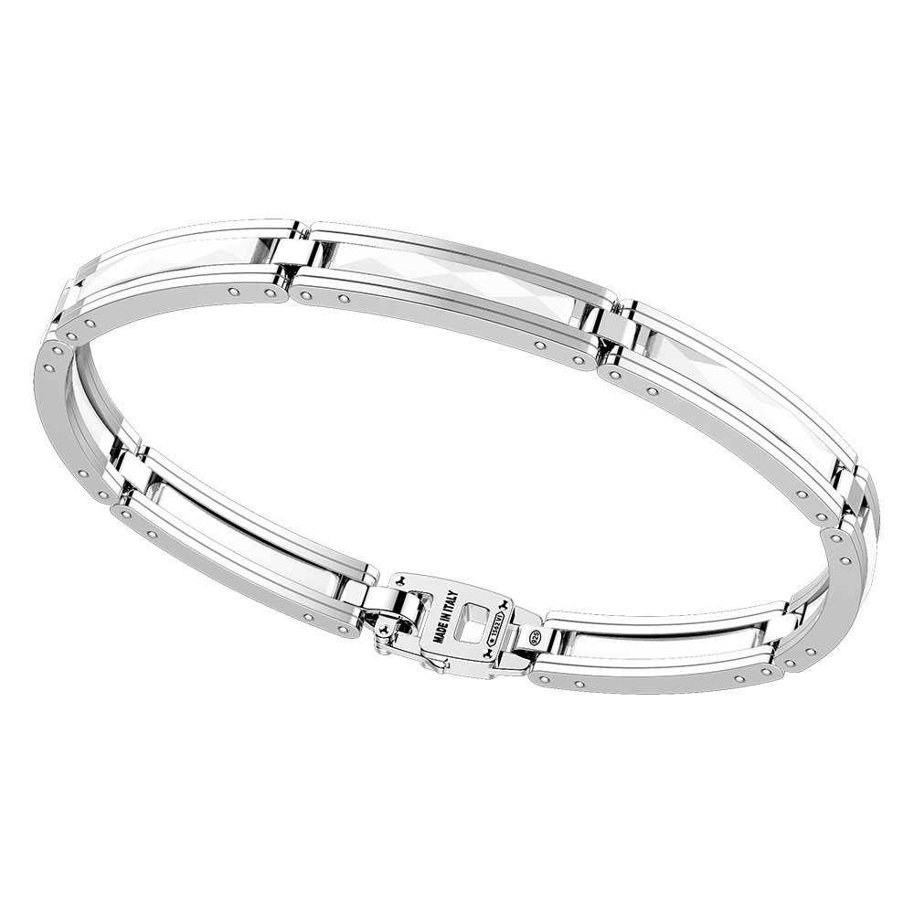 Zancan Bracciale Zancan in argento e ceramica Negozi Online