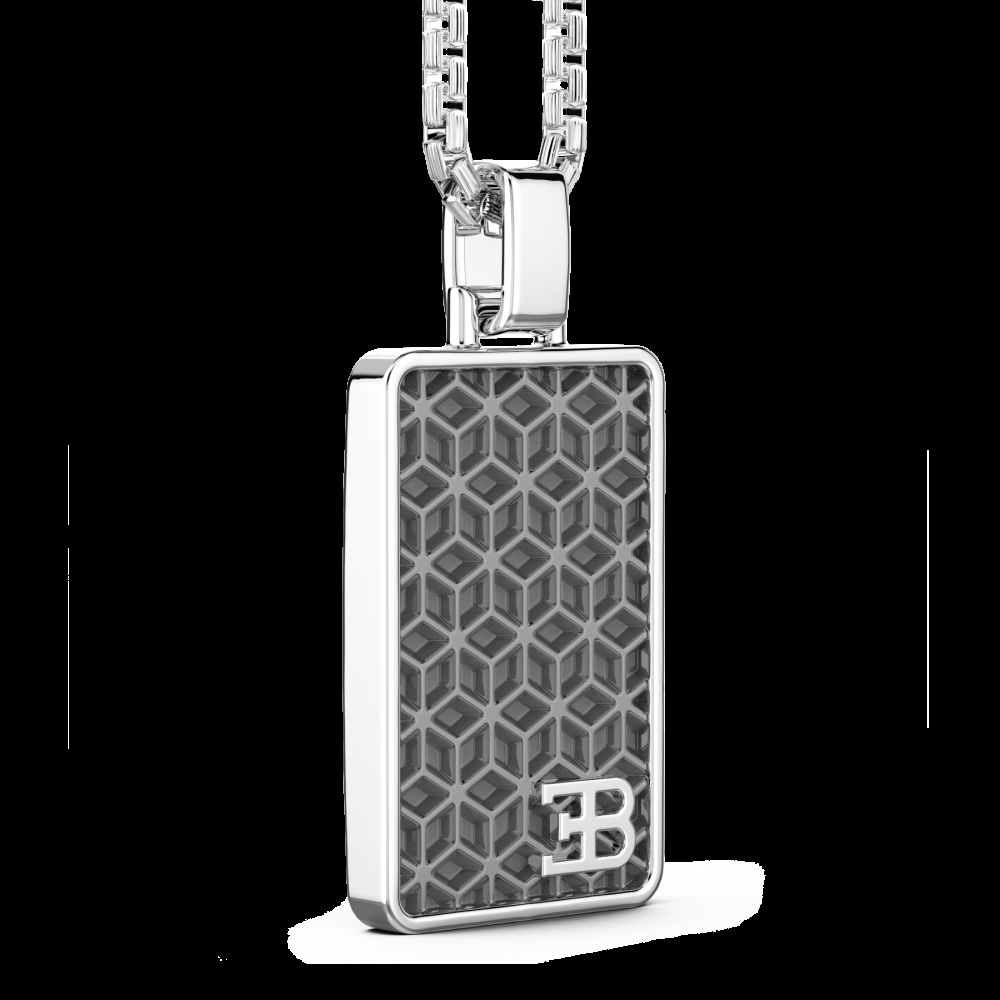 Zancan Collana Bugatti con targa in argento Shopping Online