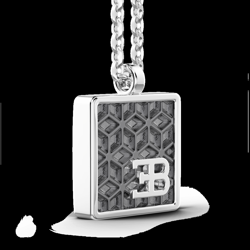 Zancan Collana Bugatti con targa in argento Novità