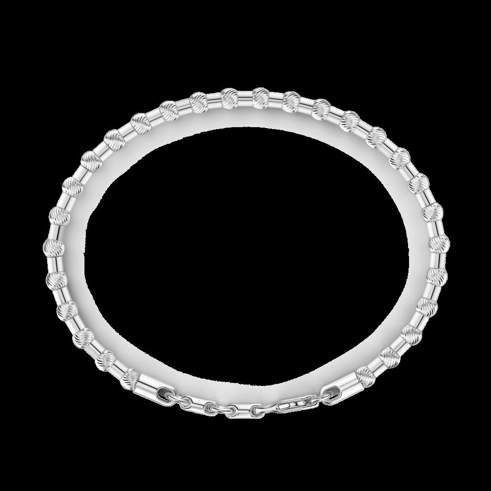 Zancan Bracciale Zancan morbido in argento a sfere Vendite Flash
