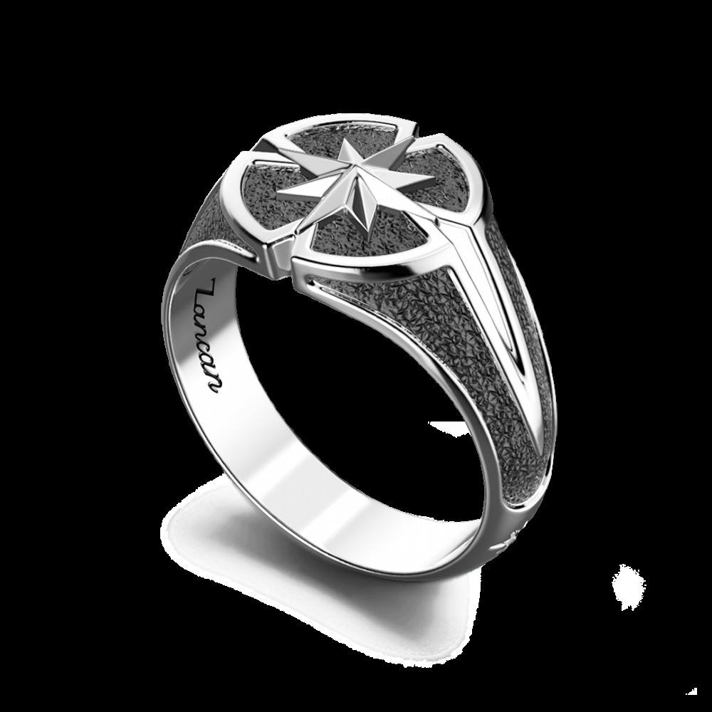 Zancan Anello Zancan in argento con rosa dei venti Shopping Online