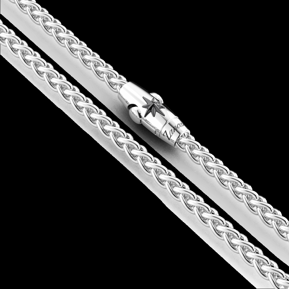 Zancan Collana Zancan in argento a maglia intrecciata Sconto