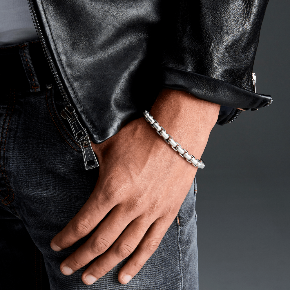 Zancan Bracciale solo maglia Zancan in argento In Linea