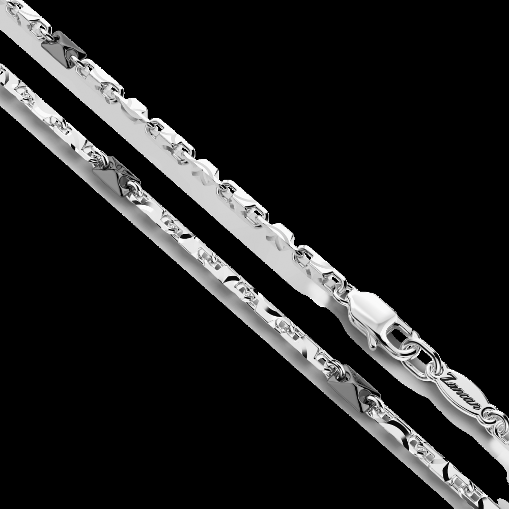 Zancan Collana Zancan in argento con pendente a croce e pietre nere Spedizione Gratuita