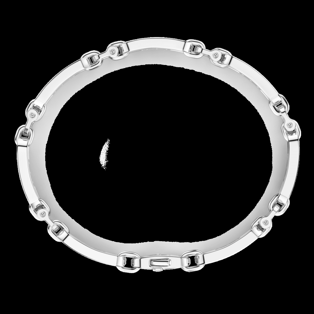 Zancan Bracciale Zancan in argento con targa e pietre nere Comprane uno, ottenene uno gratis