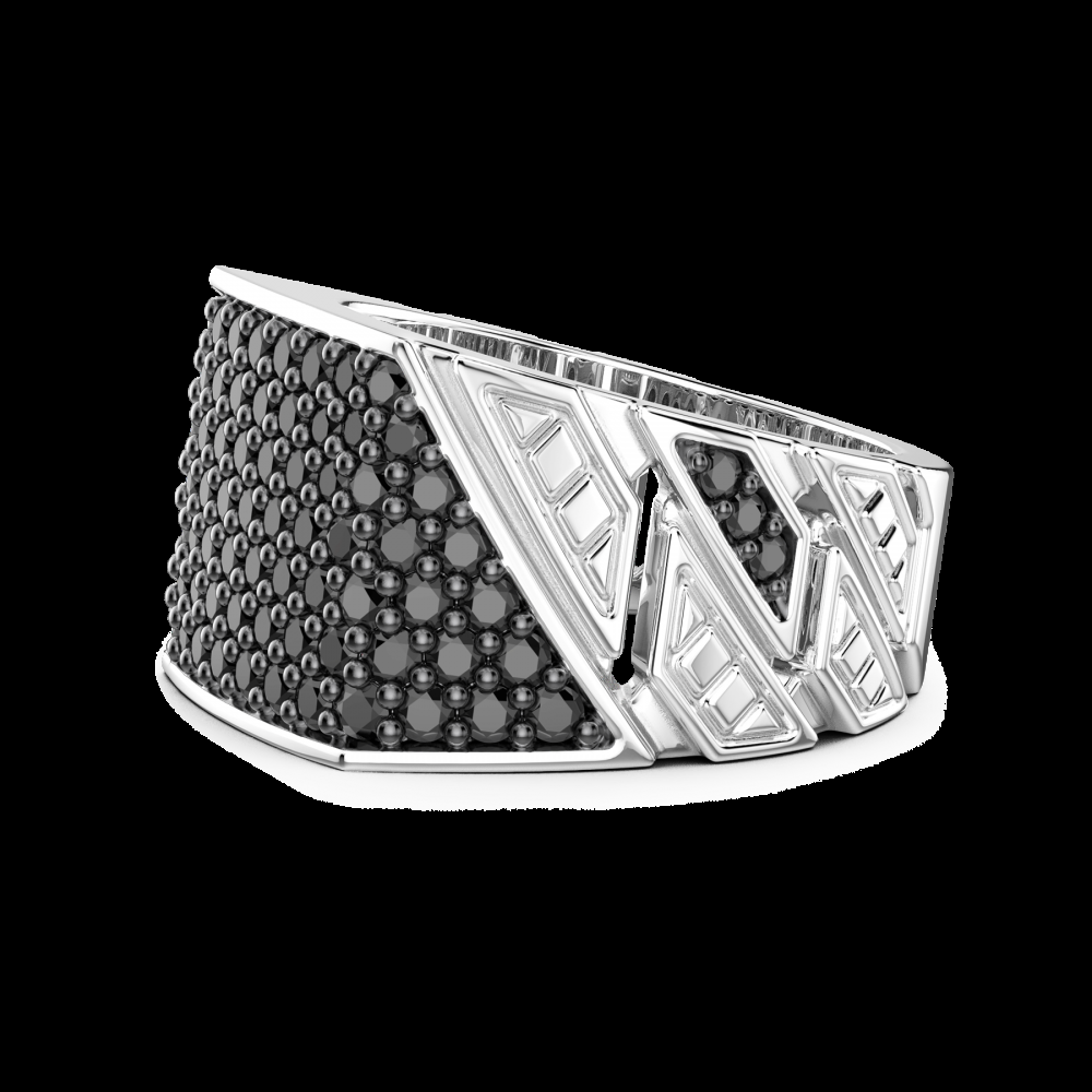 Zancan Anello chevalier Zancan in argento con pietre Promozione Limitata