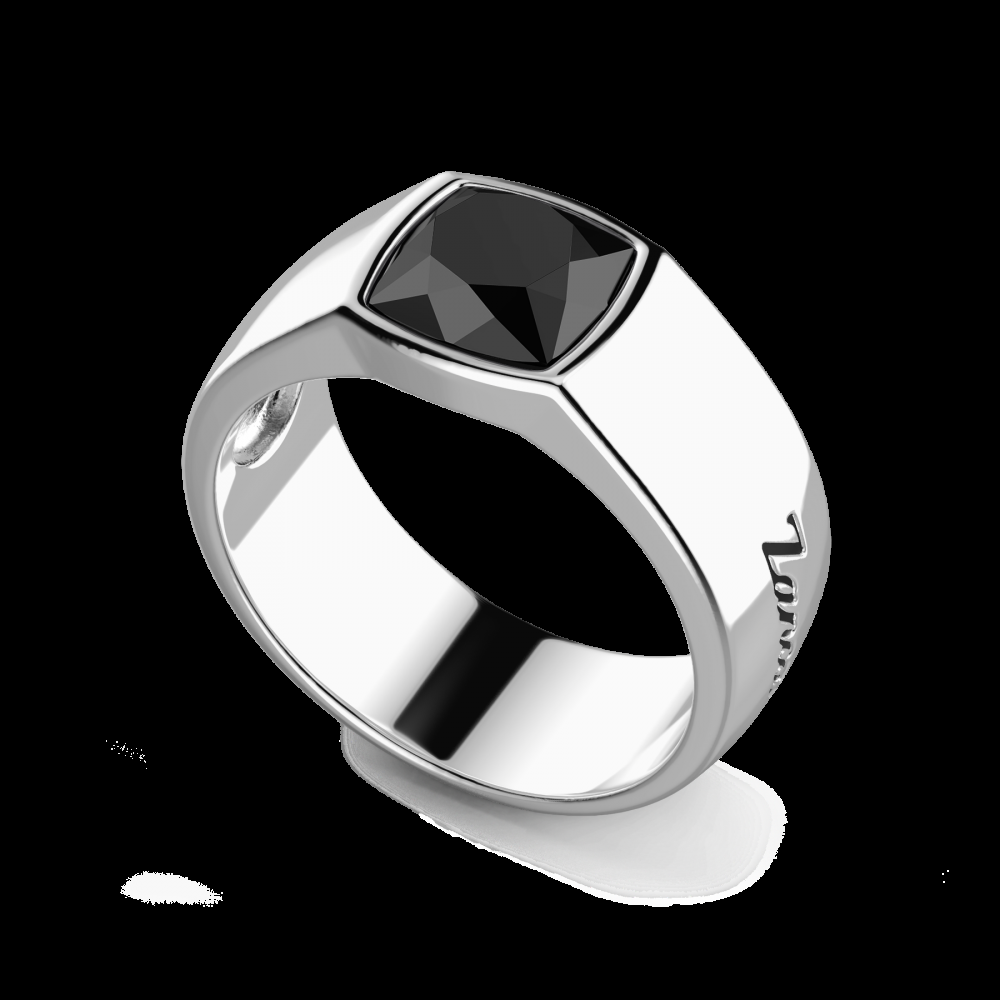 Zancan Anello in argento con pietra onice Outlet