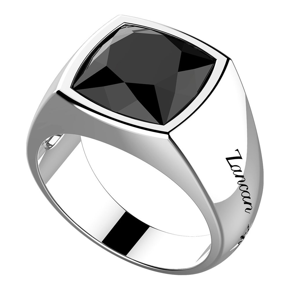 Zancan Anello in argento con grande onice naturale Moda
