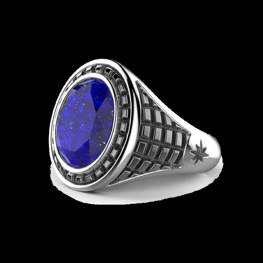 Zancan Anello Zancan in argento con pietra blu 2025