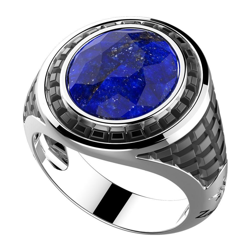 Zancan Anello Zancan in argento con pietra blu 2025