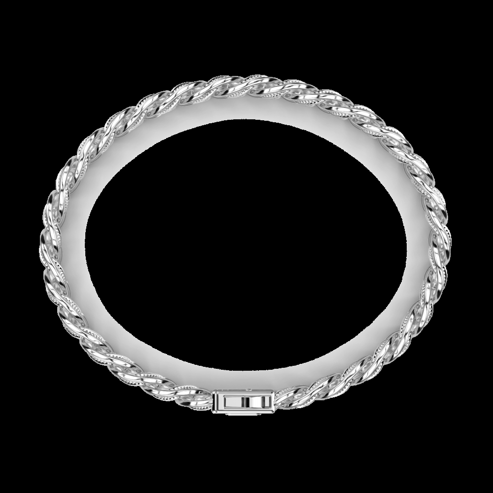 Zancan Bracciale grumetta Zancan in argento con finitura striata Pezzi Unici