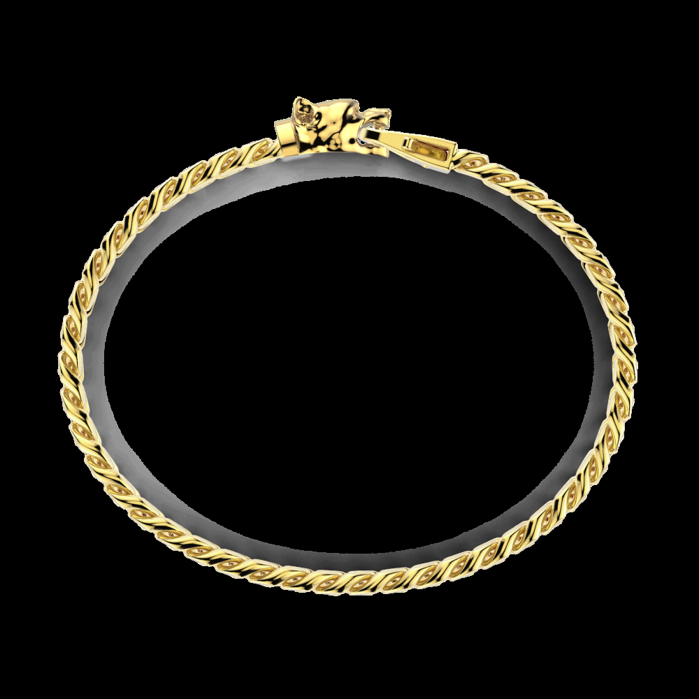 Zancan Bracciale a grumetta Zancan in argento con chiusura a testa di pitbull Negozi Online